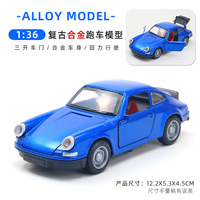 Nouveau modèle de voiture classique de qualité supérieure à l'échelle 1:36, véhicule miniature en métal moulé sous pression, simulation de voiture classique, modèle de décoration