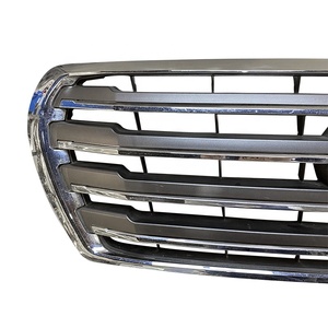 Maictop กระจังตกแต่งด้านหน้ารถยนต์, กระจังหน้าสำหรับ Land Cruiser กระจัง LC200 FJ200 <span class=keywords><strong>2012</strong></span>ครึ่งสีเงินครึ่งโครเมียม - Product Image 4