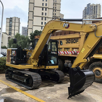 Excavatrice CAT 307 d'occasion de 7 tonnes, version 2026, prête à la livraison, équipée de moteur, boîte de vitesses, pompe et roulement, idéale pour les travaux de terrassement sur petits sites.