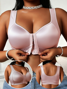 2026 패션 앞후크 여성 속옷 편안하고 통기성 좋은 여성 브라 고품질 여성 브라 - Product Image 3