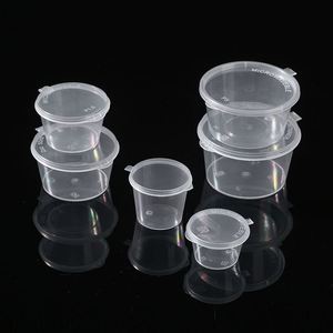 Gobelet à sauce moderne en plastique PP personnalisable avec logo imprimé, jetable, pour vente à emporter, OEM, plusieurs capacités au choix - Product Image 4