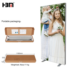 Xách tay hình chữ nhật treo triển lãm thương mại hiển thị Double Sided hộp Đèn Triển Lãm Đứng tường - Product Image 1