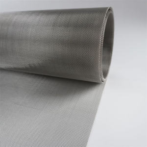 Kain Kawat / Saringan Kawat Tenun Twill Baja Tahan Karat 316L Ultra Halus 250 300 325 400 450 500 635 <span class=keywords><strong>Mesh</strong></span> untuk Filter Industri - Product Image 2