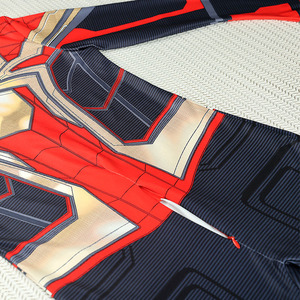 Unisex Superhero TV &amp; Movie <strong>Spider</strong>-<strong>Man</strong> Costume High-quality Milk Silk Fabric Jumpsuits Halloween <strong>Cosplay</strong> - Product Image 3