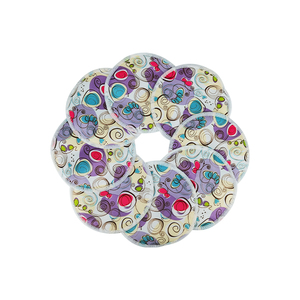 Almohadillas <span class=keywords><strong>de</strong></span> Bambú Orgánico Lavables para Sujetador <span class=keywords><strong>de</strong></span> Lactancia, Reutilizables, con Bolsa <span class=keywords><strong>de</strong></span> Transporte - Product Image 5