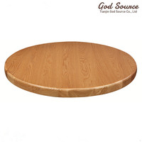Table à manger de haute qualité, plateau en bois massif, table en bois de hêtre pour restaurant