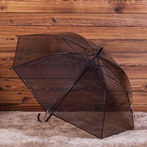 Paraguas Transparente POE al por Mayor a Bajo Precio, Parapluie, Regenschirm, Transparente, para la Temporada de Lluvia, Regalo Escolar - Product Image 5
