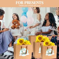 Bolsa de Papel Roja Personalizada para Bodas, Festivales, Navidad, Lápiz Labial, Cosméticos, Perfume/Regalo/Joyería, Bolsa de Papel con Logotipo Personalizado