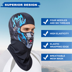 Masque de cyclisme en plein air, coupe-vent, respirant, protection solaire, unisexe, toutes saisons, séchage rapide, couvre-visage de sport, couvre-tête - Product Image 3