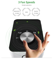Purificateur d'air fabriqué en usine Purificateur d'air de chambre Purificateur d'air portable intelligent