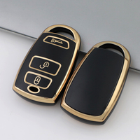 Coque de protection pour clé de voiture en TPU souple de qualité supérieure pour KIA hyundai Tucson SONATA Santa Fe Rohens coupé Cerato porte-clés sac porte-clés