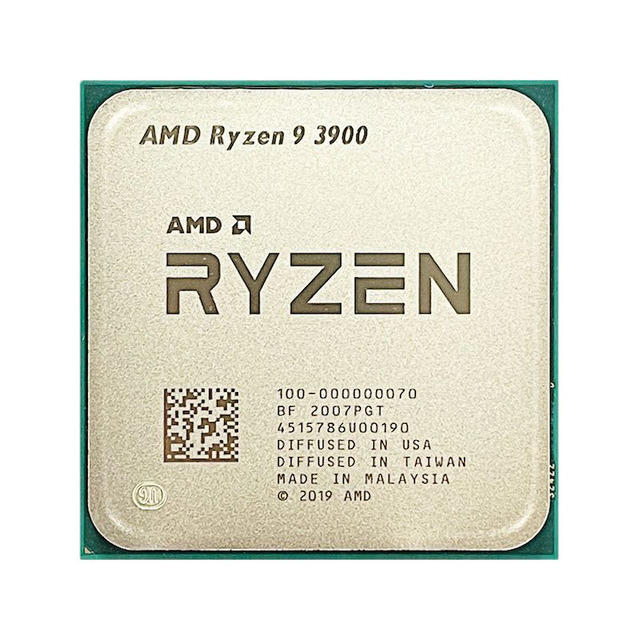 CPU AMD R'yzen 9 3900 3.1 GHz Twee-Core 24-Thread CPUs Processor 7NM R7 3700x R9 3900X 3950X Socket AM4