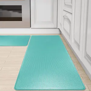 Washable Kitchen Floor Mats Non-slip PVC Carpet Waterproof And Oil-proof Kitchen Floor Mat Comfart Mat