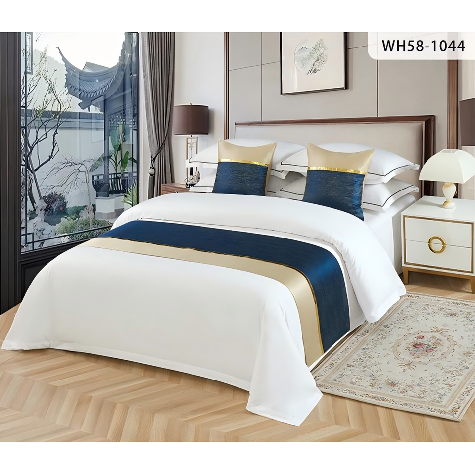Luxury Hotel Grade Jacquard Bed Runner Cartoon Animal Embroidery Eco ...