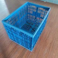 Panier de présentation en plastique pour supermarché, multifonctionnel, épaissi, pliable, boîte de retournement pour fruits et légumes en gros