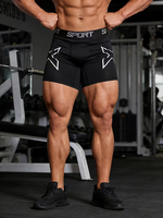 Pantalones Cortos de Ciclismo hasta la Rodilla para Hombre, para Deportes y Fitness, Baloncesto, Secado Rápido, Alta Elasticidad, Ajuste Ceñido