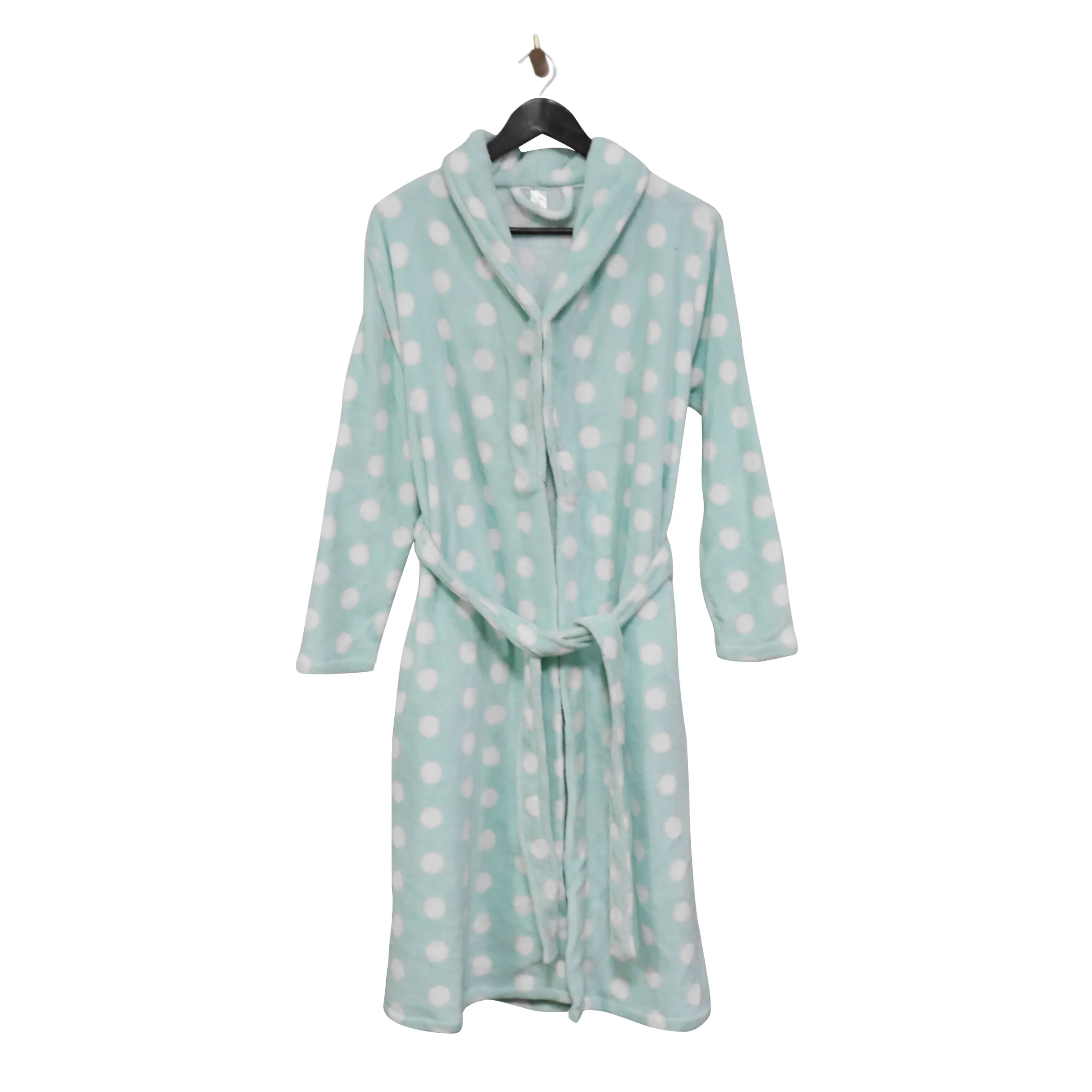 women sleepwear long 100% polyester robes hot sales new design flannel coral fleece pajamas gown sleepwear