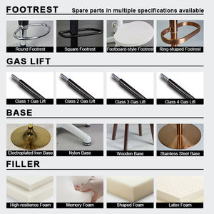 Chaises de casino en cuir synthétique pour <span class=keywords><strong>roulette</strong></span> et machines à sous, chaise de loisirs WS1842 – Vente en gros usine - Product Image 4