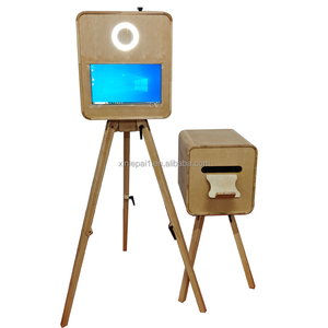 Cabina de <span class=keywords><strong>Fotos</strong></span> Retro de Madera con Pantalla Táctil de 15.6 Pulgadas, Cámara SLR, Compatible con <span class=keywords><strong>iPad</strong></span>, para Bodas, Fiestas y Eventos - Product Image 4