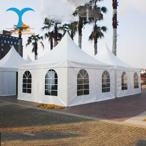 event Customized permanent 3x3 10x10 PVC fabric outdoor party pagoda gazebo canopy activity tent waterproof gazebo 3x3