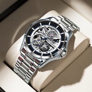 Reloj Mecánico Automático de Alta Gama para Hombre, Esfera Impermeable de 42 mm, Acero Inoxidable, Tourbillon Hueco, Aleación Luminosa, Venta al por Mayor - Product Image 6