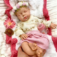 Muñeca Bebé Reborn de Silicona Suave, Realista, con Textura de Piel Real, 18 Pulgadas, Anatómicamente Correcta, Compañera para Niñas