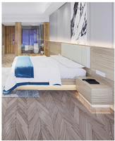 Meubles de chambre d'hôtel Marriott en mélamine de haute qualité, design moderne et luxueux, 3 4 5 étoiles