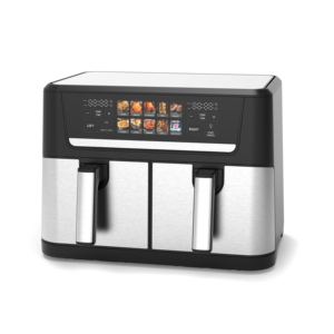 Friteuse à air freidora de aire de meilleure qualité 6L + 6L en acier inoxydable Appareil de cuisine pour maison intelligente Vente en gros Friteuses à air numériques électriques - Product Image 1