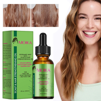 Huile de croissance capillaire OEM Romarin Menthe 60ml, Sérum de traitement du cuir chevelu pour cheveux clairsemés, Nourrissant et fortifiant les follicules, Dropshipping