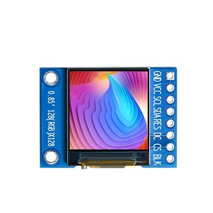0.85นิ้ว IPS TFT โมดูลแสดงผล LCD 128x128 GC9107ไดรเวอร์8PIN SPI หน้าจอสีขนาดเล็ก PCBA สำหรับอุปกรณ์ที่สวมใส่ได้ - Product Image 2