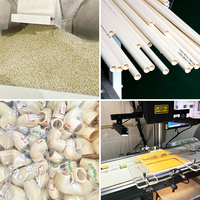 Fabricante IFAN: Accesorios de Tubería de PVC según Norma ASTM 2846 (Codo, Tapa, Conexión en T, Acoplamiento) para Fontanería