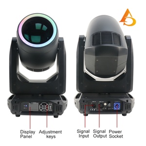 AICPOSE Mini Moving Head Light LED RGBW 250W DMX512 Control por Sonido IP33 8000K CRI 85 Iluminación de Escenario - Product Image 4