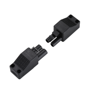 Industrieausrüstung 500V 16A 2-Poliger Stecker/Buchse Männlicher/Weiblicher Verbinder Quadratisches Loch Nylongehäuse Kupferkontakt Kabelverbindungen - Product Image 1