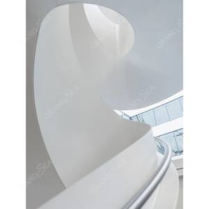 Escalera <span class=keywords><strong>de</strong></span> Caracol Proyecto <span class=keywords><strong>de</strong></span> casa interior Escalera popular con escalera <span class=keywords><strong>de</strong></span> escalón <span class=keywords><strong>de</strong></span> mármol con barandilla <span class=keywords><strong>de</strong></span> flores dobladas <span class=keywords><strong>de</strong></span> hierro forjado - Product Image 5