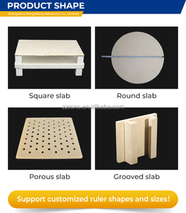 Cordierite mullite gốm lò Kệ hỗ trợ vật liệu chịu lửa Rỗng Cách nhiệt tấm tấm bảng - Product Image 2