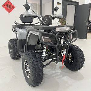 <span class=keywords><strong>Cuatrimoto</strong></span> Todoterreno Gris-Negro de 2 Plazas y 4 Ruedas con Motor de 4 Tiempos, Cabrestante y Luz LED para Uso en Exteriores 200cc ATV - Product Image 4