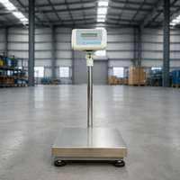 Balance électronique de table en acier inoxydable personnalisable, écran LCD, 300 kg, balances industrielles, prise en charge OEM, RS232, précision 1G