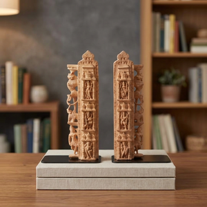 Réplica Arquitectónica de Escultura Dwar Shakha del Marco de Puerta de Templo del Siglo XI - Product Image 3