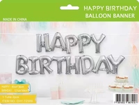 Ballons en aluminium avec lettres de joyeux anniversaire, 1 pièce, décoration de fête pour enfants