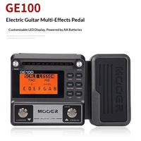 Pédale multi-effets pour guitare MOOER GE100, 66 effets, looper 180 secondes, pédale d'expression pour la pratique et la scène, vente en gros