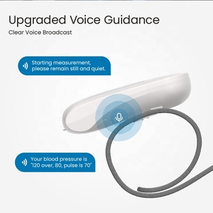 音声ガイダンス付きの新着Bluetooth中腕腕血圧カフモニター血圧モニタリングマシン - Product Image 4