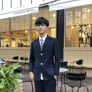 Japanese Style Suit Jacket For Men Xs S M L Xl 2xl 3xl 4xl 5xl School Uniform Graduation Casual Spring Wear - Product Image 1