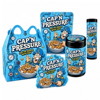 Custom 3.5g 7g 14g 28g Mylar Bags with Jars Boxes Tubes Moisture Proof Full Packaging Solution for Chewing Gum Pet Food Sugar