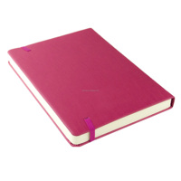 Échantillon gratuit A5 carnet de notes rigide en cuir PU avec porte-stylo