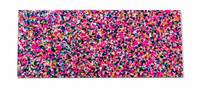 Feuille de celluloid multicolore Confetti, motif moucheté rose, bleu, jaune vif, film brillant pour accessoires de mode capillaires