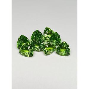 High Grade Quality 13x13mm Fancy Trillion Shape Synthetic Lab Grown Quartz Heat Treated Color Play 9.50 Carat Loose <b>Stone</b> - Product Image 4