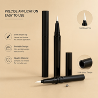 Nouveau mini tube de stylo eyeliner cylindrique portable avec mécanisme à bille en acier à flux direct et pointe en feutre, personnalisation OEM/ODM