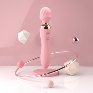 Silikon sessiz çift kafa güçlü vibratör isıtmalı mastürbasyon masaj Anal kedi tak seks oyuncakları - Product Image 2