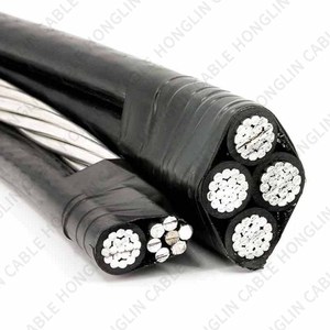Cable ABC trenzado superior 4*16 2X25mm2 ABC Cable de alimentación aérea de aluminio Cable eléctrico Farolas Cable ABC - Product Image 6
