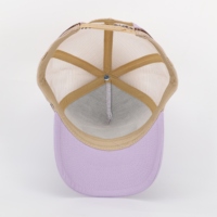 Parche de cuero personalizado Logo Gorras al por mayor de alta calidad de algodón clásico Oem 5 Panel deportes gorra de camionero bordado malla sombrero